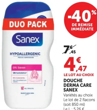 Douche Derma Care Sanex