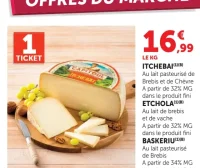 Fromage de brebis Capitoul Itchebai / Etchola / Baskeriu