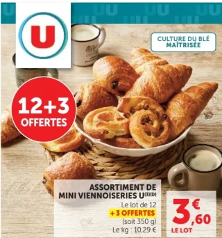 U Assortiment de Mini Viennoiseries