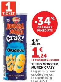 Tuiles Monster Munch Crazy Simply Original