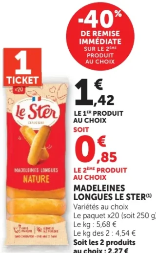Madeleines Longues Le Ster Nature