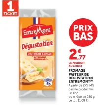 Fromage Pasteurisé Dégustation Entremont