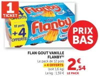 FLAN GOUT VANILLE FLANBY