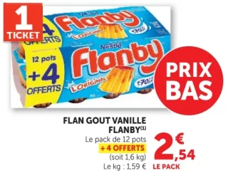 FLAN GOUT VANILLE FLANBY