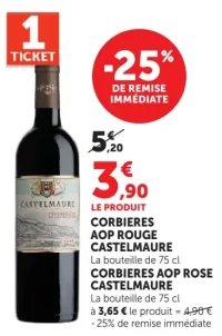 Corbières AOP Rouge Castelmaure