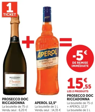 Prosecco Doc Riccadonna + Aperol 12,5°