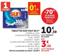 Tablettes Sun Tout en 1