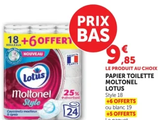 Papier toilette Moltonel Lotus Style