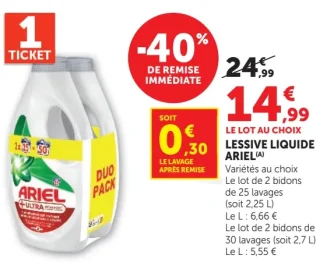 Lessive liquide Ariel