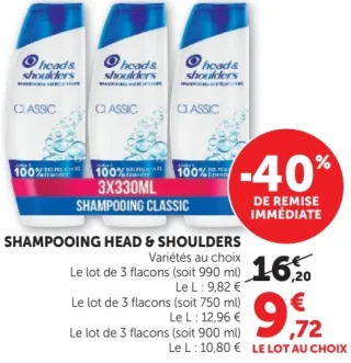 Shampooing Head & Shoulders Classic
