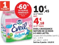 Eveil Croissance Nature Lactel