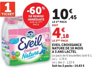 Eveil Croissance Nature Lactel
