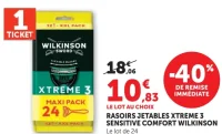Rasoirs jetables Xtreme 3 Sensitive Comfort Wilkinson