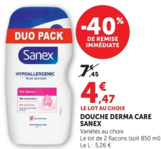 Douche Derma Care Sanex