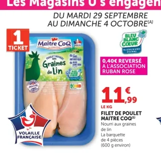 FILET DE POULET MAITRE COQ