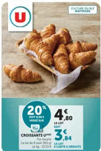 Croissants U Pur beurre