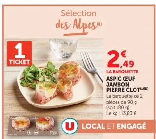 Pierre Clot Aspic Œuf Jambon