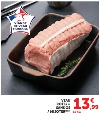 Veau Rôti sans os à mijoter