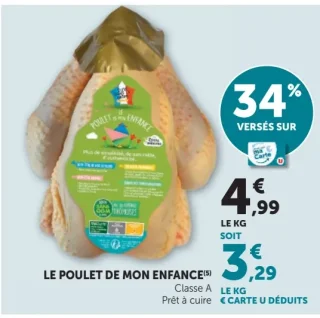 Le Poulet de mon enfance Classe A