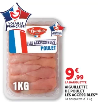 Aiguillette de poulet Les Accessibles