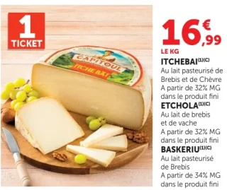 Fromage Itchebai / Etchola / Baskeriu