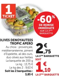 Olives Dénoyautées Tropic Apero