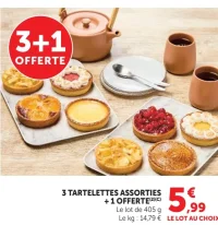 Tartelettes assorties