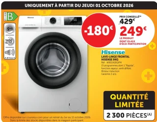 Lave-Linge Frontal Hisense 9KG W90148QPM