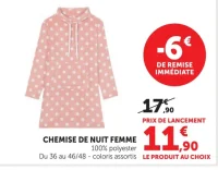 Chemise de nuit femme U Collection