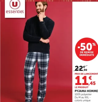 Pyjama homme U essentiel