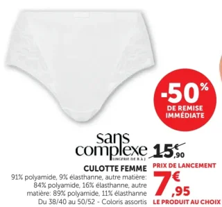 Culotte Femme Sans Complexe