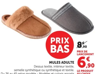 MULES ADULTE