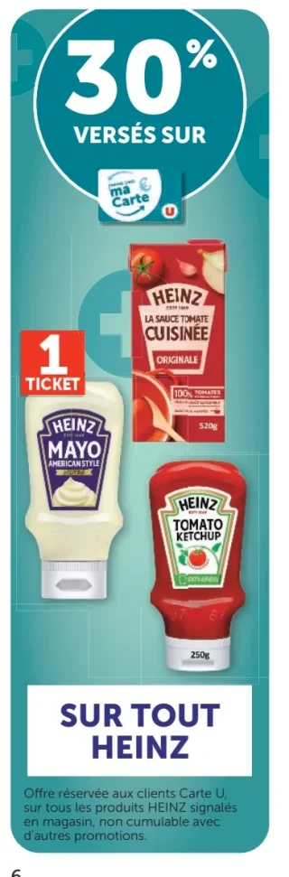 Sauces et Ketchup Heinz