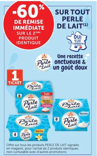 Yaourt Perle de Lait Yoplait