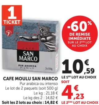CAFE MOULU SAN MARCO