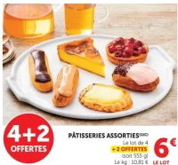 Pâtisseries assorties