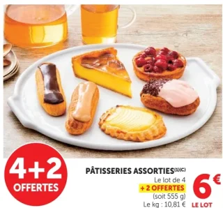Pâtisseries assorties