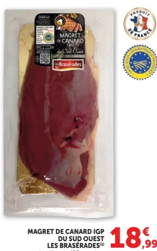 Magret de canard IGP du Sud Ouest Les Brasérades