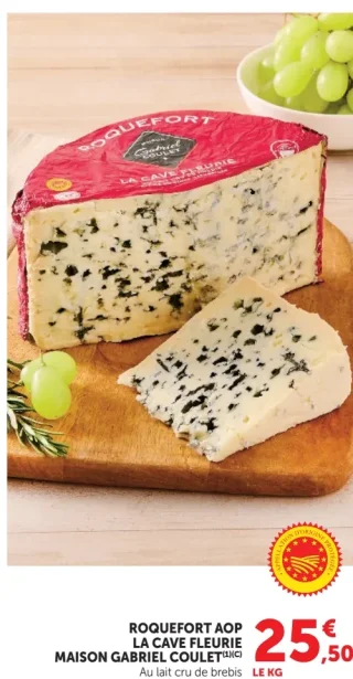Roquefort AOP La Cave Fleurie Maison Gabriel Coulet