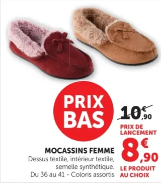 Mocassins femme U Collection