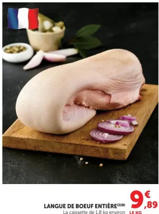 Langue de boeuf entière