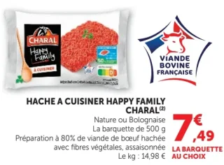 Hache à cuisiner Happy Family Charal