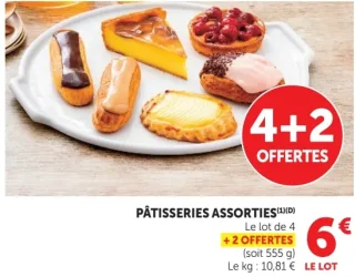 Pâtisseries Assorties