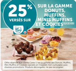 Gamme Donuts, Muffins, Minis Muffins et Cookies
