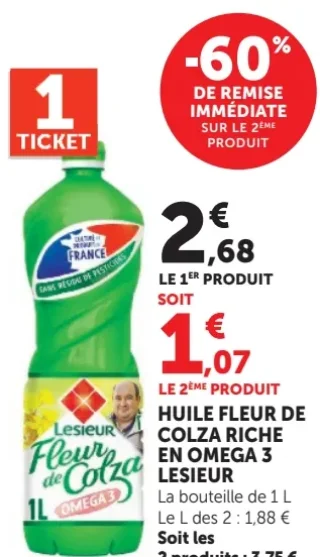 Huile Fleur de Colza Lesieur