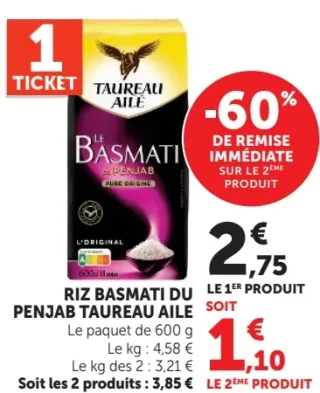 Riz Basmati du Penjab Taureau Ailé
