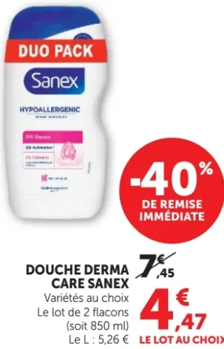 DOUCHE DERMA CARE SANEX