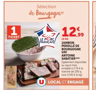 Jambon persillé de Bourgogne VPF Antoine Sabatier