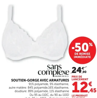 Soutien-gorge avec armatures Sans Complexe