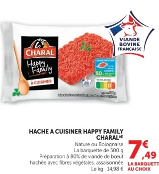 Hache à cuisiner Happy Family Charal